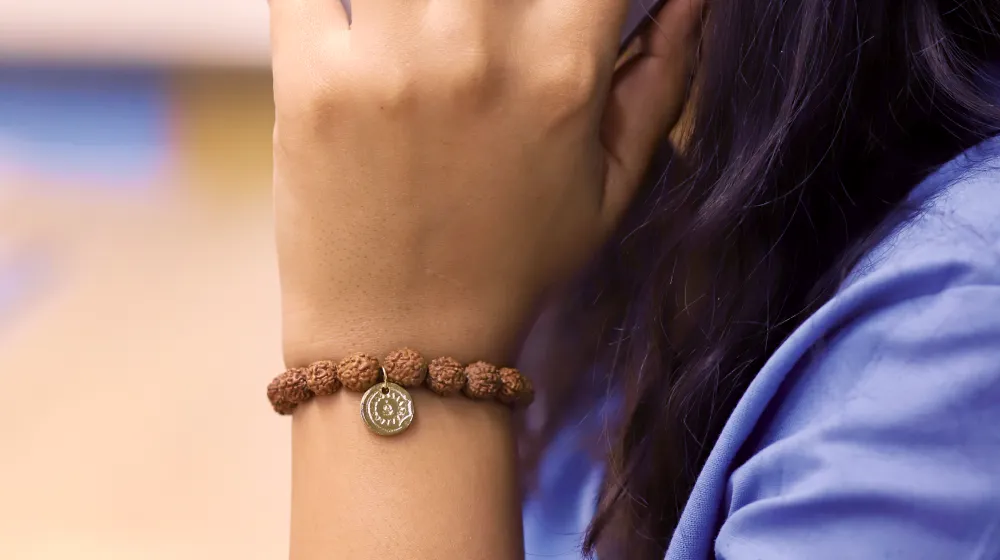 Certifed 5 Mukhi Rudraksha Bracelet 22 Beads
